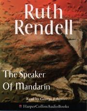 Cover of: The Speaker of Mandarin by Ruth Rendell, Michael Bryant, Ruth Rendell