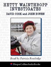 Cover of: Hetty Wainthropp Investigates