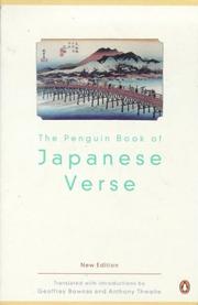Cover of: The Penguin Book of Japanese Verse (UNESCO Collection of Representative Works: Japanese Series)