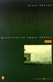 Cover of: Mysteries of Small Houses by Alice Notley