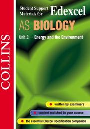 Cover of: Edexcel Biology AS3 (Collins Student Support Materials)