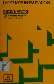 Cover of: Chicano English by Allan A. Metcalf