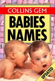 Cover of: Babies Names (Collins Gem)