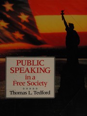 Cover of: Public speaking in a free society