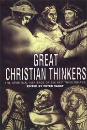 Cover of: Great Christian thinkers by editor, Peter Vardy.