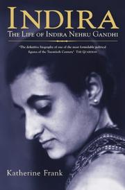 Cover of: Indira by Katherine Frank