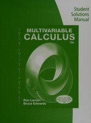 Cover of: Multivariable Calculus by Ron Larson, Bruce H. Edwards