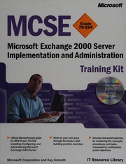 Cover of: MCSE exam 70-224 training kit: Microsoft Exchange 2000 server implementation and administration