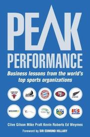 Cover of: Peak Performance