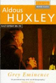 Cover of: Grey Eminence (Flamingo Modern Classics) by Aldous Huxley