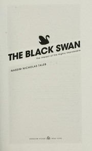 Cover of: The black swan by Nassim Nicholas Taleb