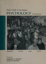 Cover of: Psychology: Study Guide