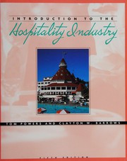Cover of: Introduction to the hospitality industry
