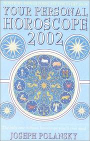 Cover of: Your Personal Horoscope 2002 by Joseph Polansky