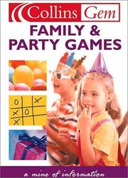 Cover of: Family and Party Games (Collins Gems)
