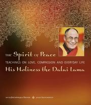 Cover of: The Spirit of Peace by His Holiness Tenzin Gyatso the XIV Dalai Lama