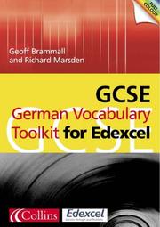 Cover of: GCSE German Vocabulary Learning Toolkit