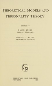 Cover of: Theoretical models and personality theory