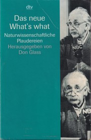 Cover of: Das neue What's what: Naturwissenschaftliche Plaudereien
