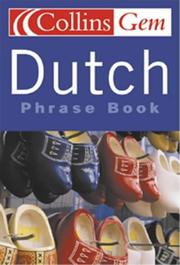 Cover of: Gem Dutch Phrase Book (Collins GEM)