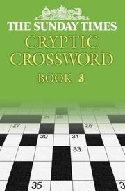 Cover of: The "Sunday Times" Cryptic Crossword [Book 3] (Crossword) by Barbara Hall