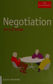 Cover of: Negotiation: an A-Z guide