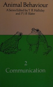 Cover of: Animal Behaviour: Communication