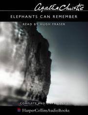 Cover of: Elephants Can Remember by Agatha Christie, Agatha Christie