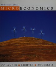 Cover of: Microeconomics by David C. Colander