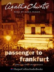 Cover of: Passenger to Frankfurt by 