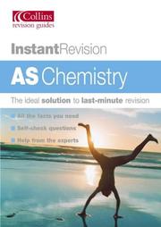 Cover of: AS Chemistry (Instant Revision) by Anthony Ellison
