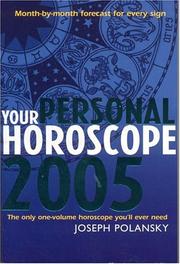 Cover of: Your Personal Horoscope 2005 by Joseph Polansky