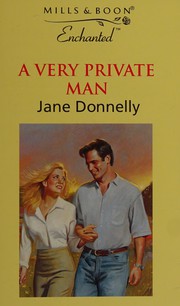 Cover of: Very Private Man by Jane Donnelly