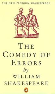 Cover of: The comedy of errors by William Shakespeare