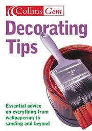 Cover of: Decorating Tips (Collins Gem) by Albert Jackson, David Day