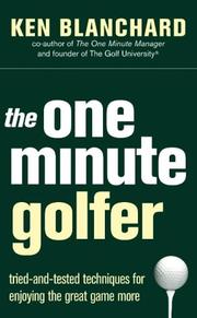 Cover of: The One Minute Golfer