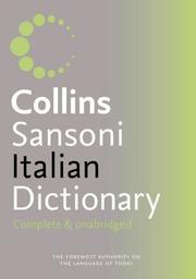 Cover of: Collins Sansoni Italian Dictionary