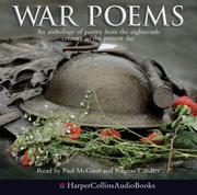 Front cover of War Poems by Unknown