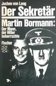 Cover of: Der Sekretär by Jochen von Lang