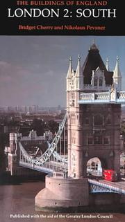Cover of: London 2 | Nikolaus Pevsner