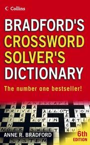 Cover of: Collins Bradford's Crossword Solver's Dictionary by Anne R. Bradford