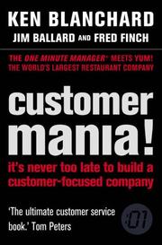 Cover of: Customer Mania!