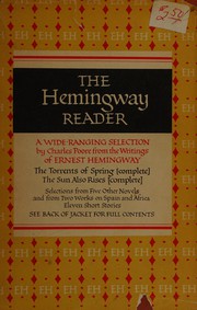 Cover of: Hemingway Reader (Hemingway Reader Hre) by Ernest Hemingway