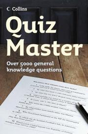 Cover of: Quiz Master by Nick Holt, Nick Holt