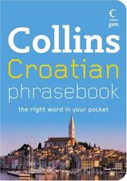 Cover of: Croatian Phrasebook (Collins GEM)