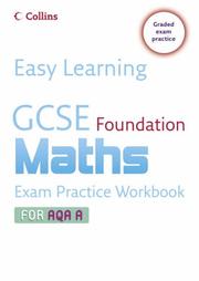Front cover of GCSE Maths Exam Practice Workbook for AQA A (Easy Learning) by Unknown