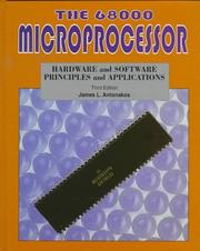 Cover of: The 68000 Microprocessor by James L. Antonakos, James L. Antonakos