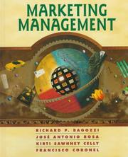 Cover of: Marketing management