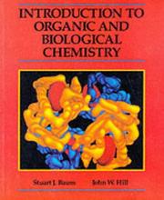 Cover of: Introduction to organic and biological chemistry by Stuart J. Baum