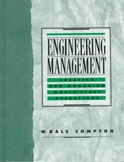 Cover of: Engineering Management by W. Dale Compton